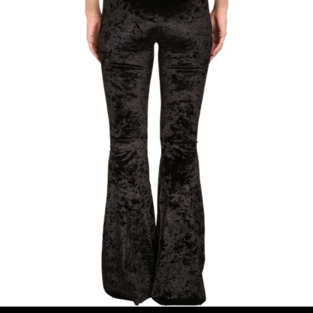 Velvet bellbottoms